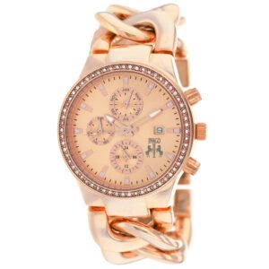 Jivago Lev Multi-Function Rose Dial Rose Gold-tone Ladies Watch JV1227