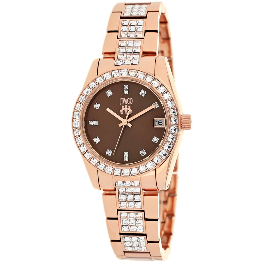 Jivago Magnifique Brown Dial Ladies Watch JV6413