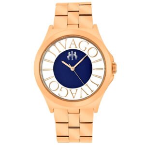 Jivago Fun Blue Dial Rose Gold-tone Ladies Watch JV8412