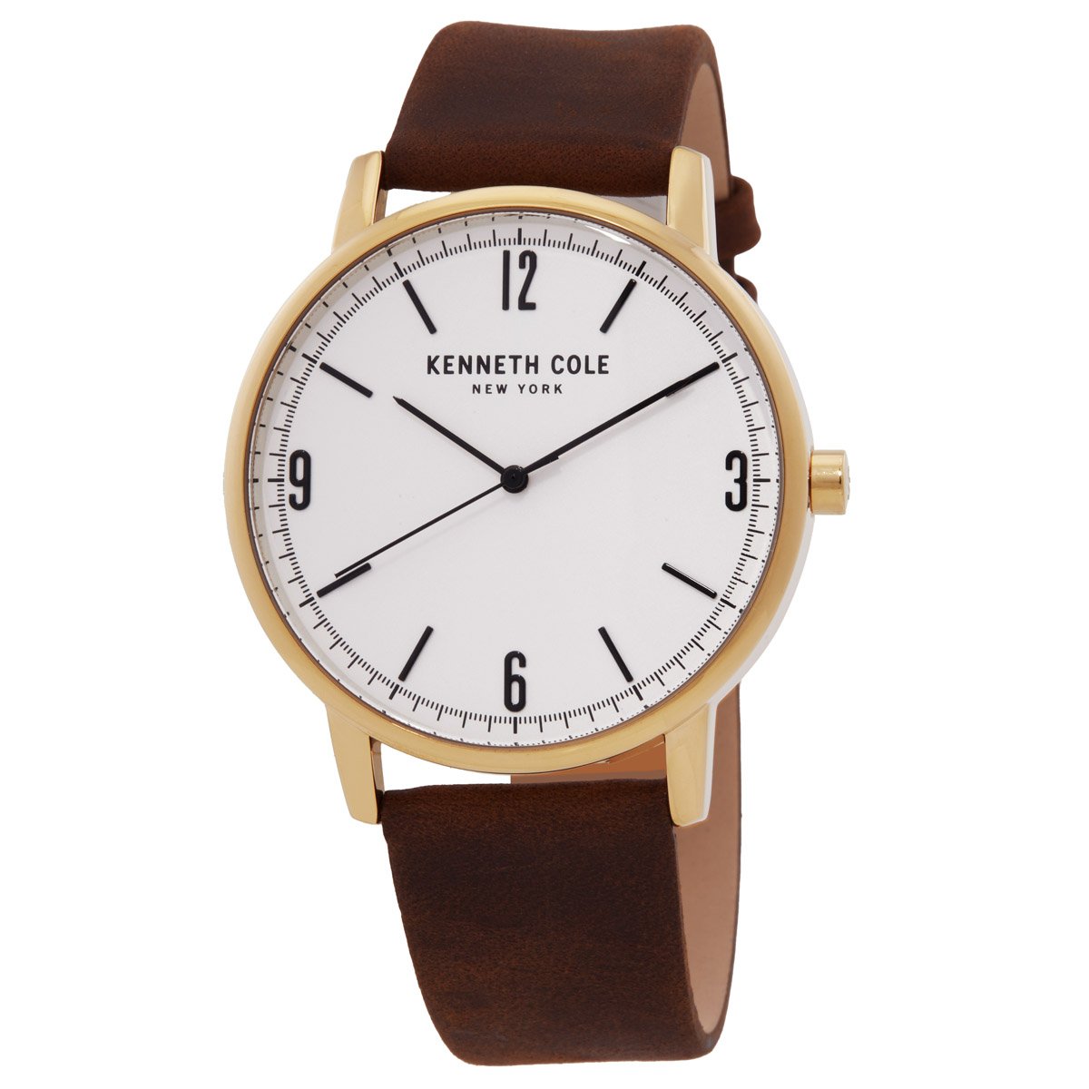 New York Quartz White Dial Men's Watch KCWGA7006602 - luxury watch