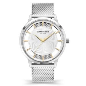 KENNETH COLE Transparency Quartz Silver Dial Men's Watch KCWGG2174702