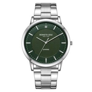 KENNETH COLE Diamond Quartz Green Dial Men's Watch KCWGG2271404