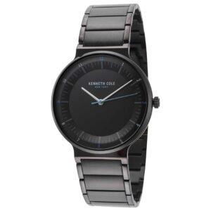 Classic 39mm Black Dial Men's Quartz Watch KC50381004