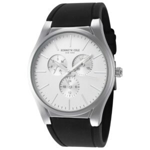 44mm Silver Dial Men's Quartz Watch KC50490001