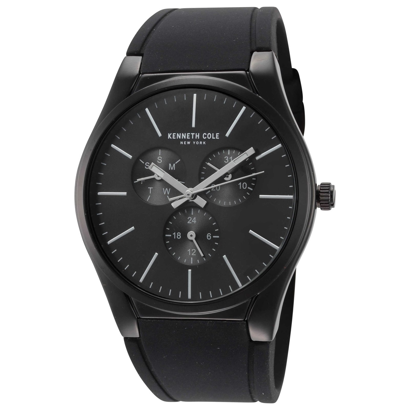 44mm Black Dial Men's Quartz Watch KC50490002