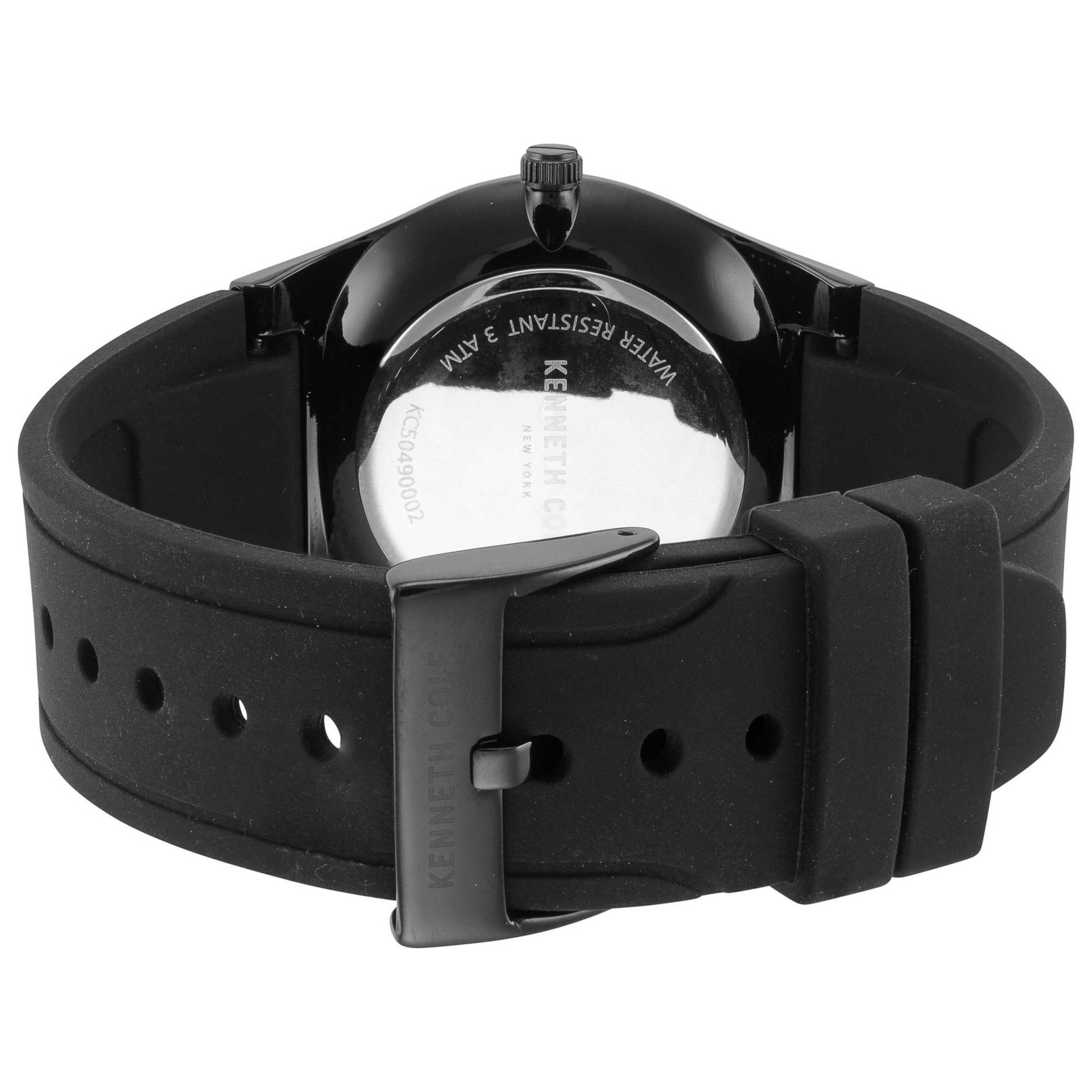 44mm Black Dial Men's Quartz Watch KC50490002 - Image 3