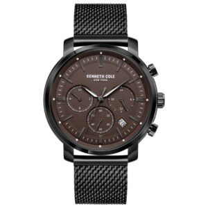 Classic 42mm Brown Dial Men's Quartz Watch KC50775004A