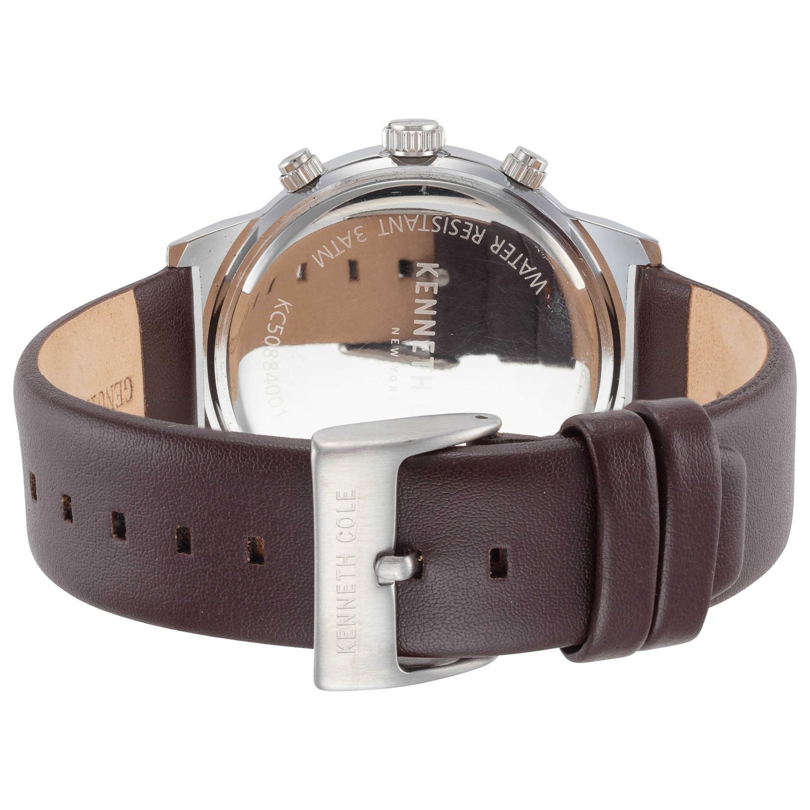 47mm Silver Dial Men's Quartz Watch KC50884001 - Image 3