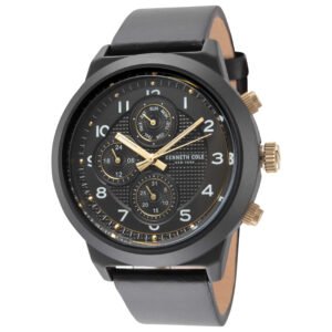 47mm Black Dial Men's Quartz Watch KC50884003