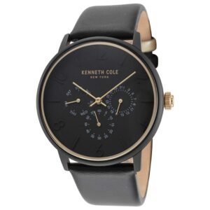 42mm Black Dial Men's Quartz Watch KC51039003