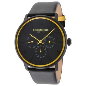 42mm Black Dial Men's Quartz Watch KC51039005