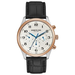 42mm Silver Dial Men's Quartz Watch KC51049006