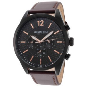 48mm Black Dial Men's Quartz Watch KC51085004