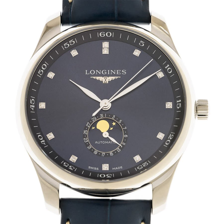 Longines Master Automatic Diamond Blue Dial Men's Watch L2.919.4.97.0 - luxury watch