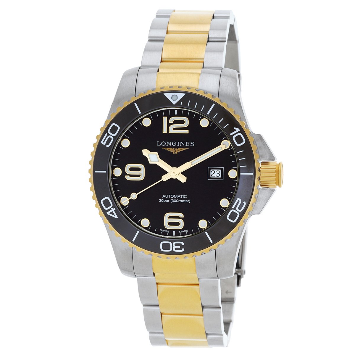 Longines HydroConquest Automatic Black Dial Men's Watch L37823567 - luxury watch