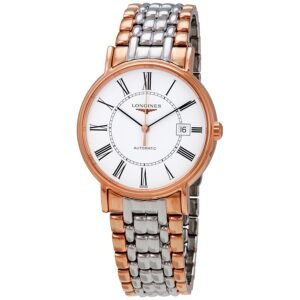 Longines Flagship Automatic White Dial Two-tone Men's Watch L49211117 - luxury watch