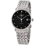 Longines Elegant Automatic Black Dial Men's Watch L4.810.4.57.6 - luxury watch