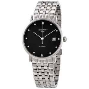 Longines Elegant Automatic Black Dial Men's Watch L4.810.4.57.6 - luxury watch