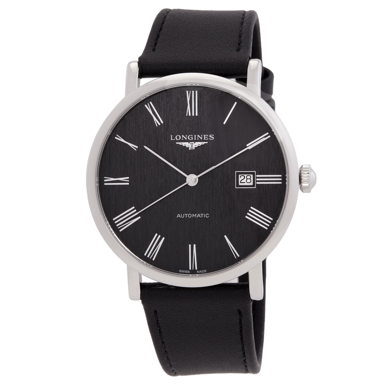 Longines Elegant Automatic Black Dial Men's Watch L4.911.4.71.2 - luxury watch