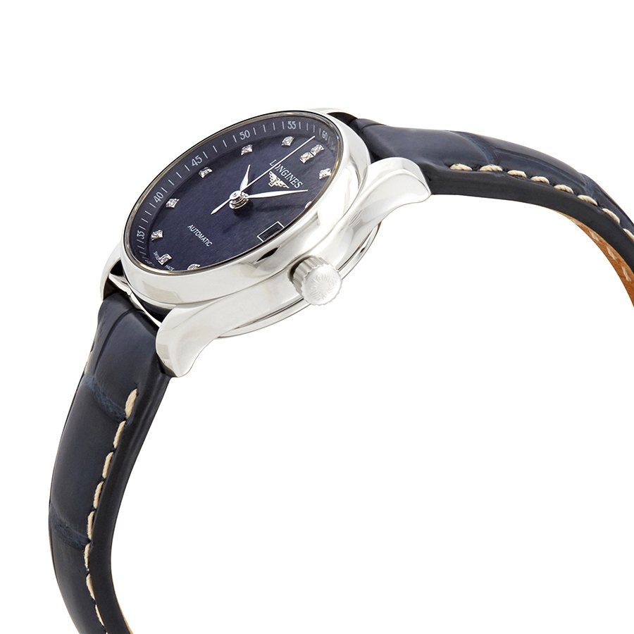 Longines Master Automatic Diamond Blue Dial Ladies Watch L2.128.4.97.0 - Image 2