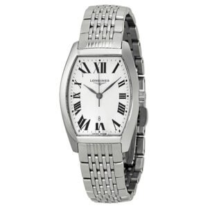 Longines Evidenza Silver White Dial Stainless Steel Ladies Watch L21554716