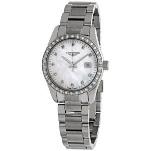 Longines Conquest Classic Quartz Diamond Ladies Watch L2.286.0.87.6