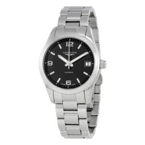 Longines Conquest Black Dial Automatic Ladies Watch L2.385.4.56.6