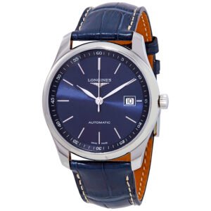 Longines Master Automatic Blue Dial Blue Leather Men's Watch L27934920