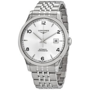 Longines Record Automatic Chronometer Silver Dial Men's Watch L2.821.4.76.6