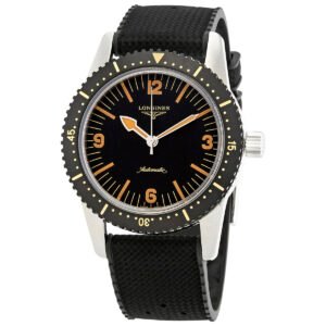Longines Heritage Automatic Black Dial Men's Watch L2.822.4.56.9