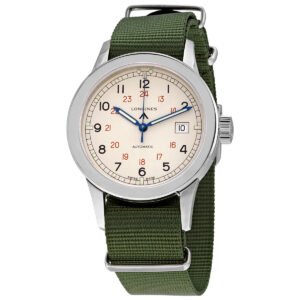 Longines Heritage Automatic Ivory Dial Men's Watch L2.832.4.73.5
