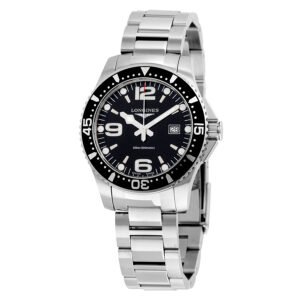 Longines HydroConquest Black Dial Stainless Steel Men's Watch L36404566
