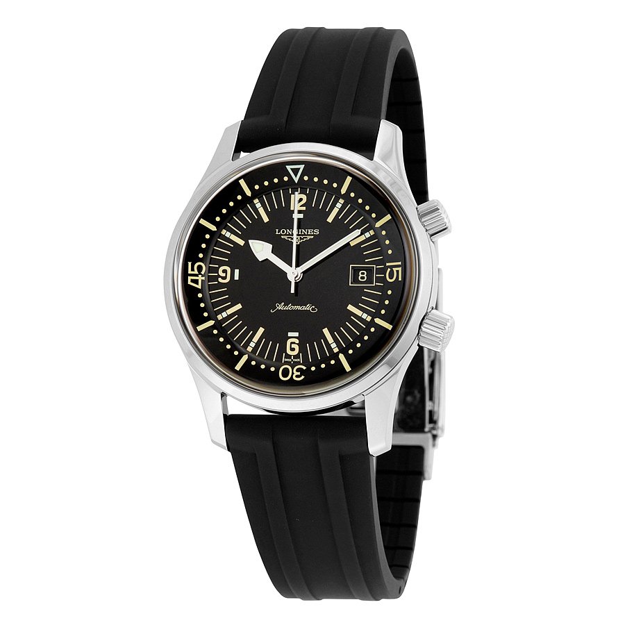 Longines Legend Diver Automatic Black Dial Men's Watch L3.674.4.50.9
