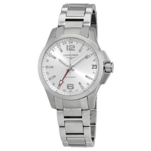 Longines Conquest Automatic Silver Dial Men's Watch L3.687.4.76.6