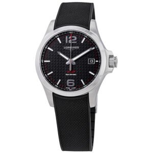 Longines Conquest V.H.P. Carbon Fiber Dial Men's Watch L37164669