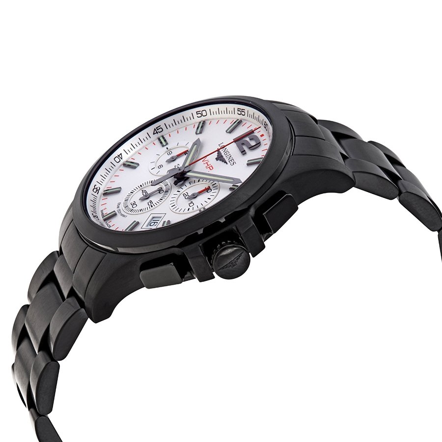 Longines Conquest V.H.P. Perpetual Chronograph Quartz Silver Dial Men's Watch L37272766 - Image 2