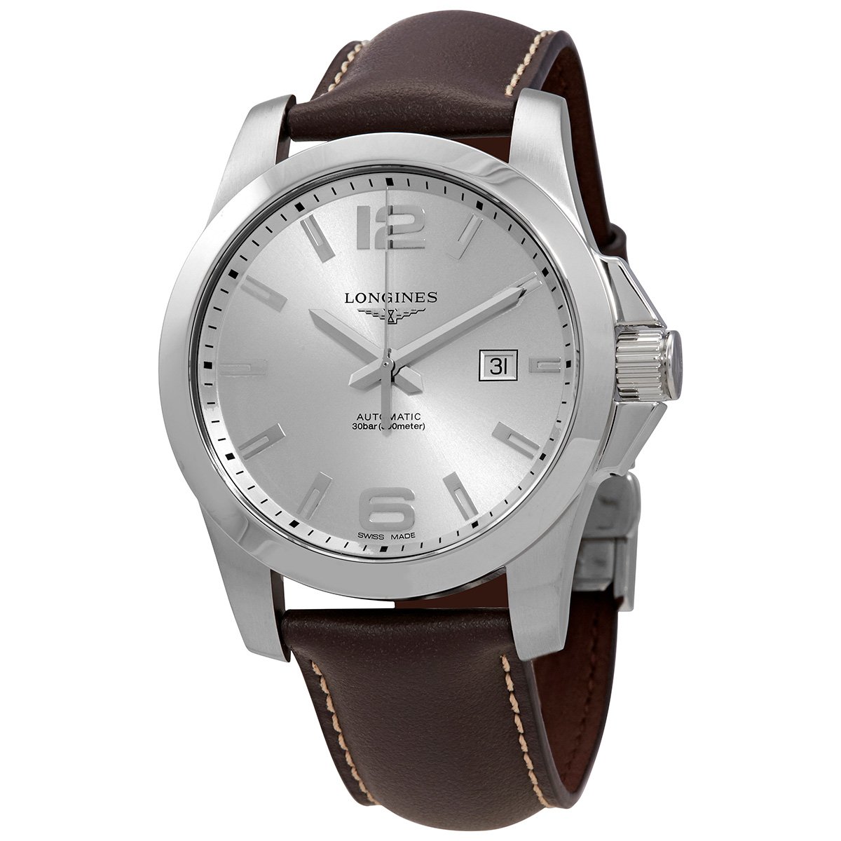 Longines Conquest Automatic Silver Dial Men's Watch L37784764