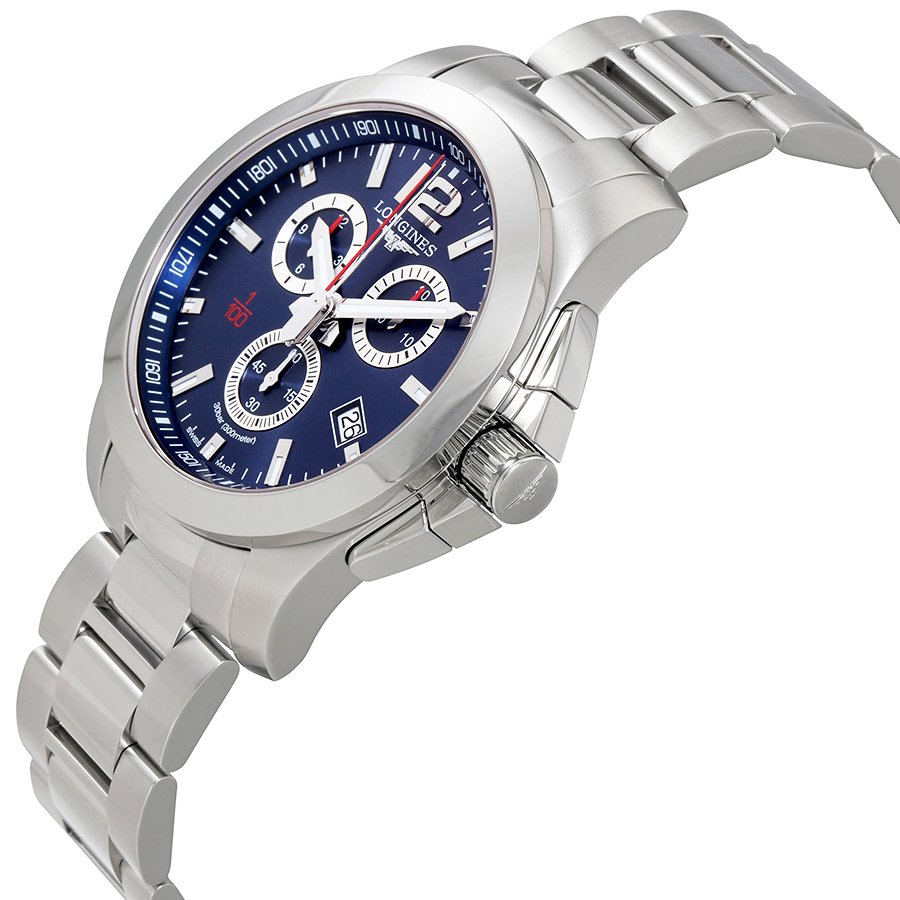 Longines Conquest Chronograph Blue Dial Men's Watch L38004966 - Image 2