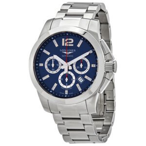 Longines Conquest Chronograph Automatic Blue Dial Men's Watch L3.801.4.96.6