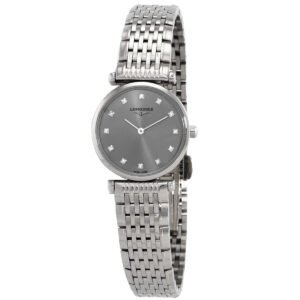 Longines La Grande Classique Quartz Diamond Silver Dial Ladies Watch L4.209.4.70.6