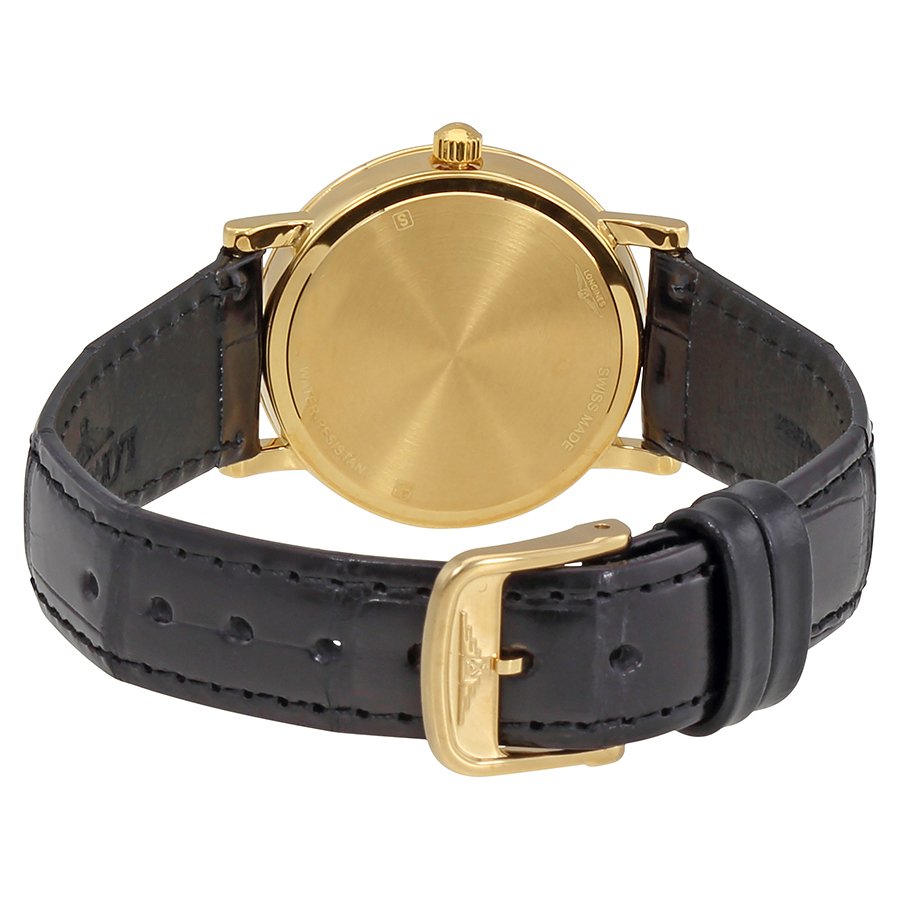 Longines Presence Champagne Dial Ladies 18K Yellow Gold Watch L4.279.6.32.0 - Image 3