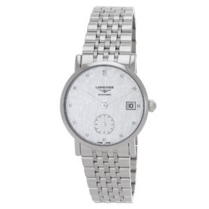 Longines Elegant Automatic Diamond Silver Dial Ladies Watch L43124776