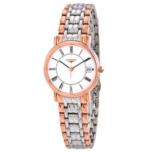 Longines Presence Quartz Matt White Dial Ladies Watch L4.320.1.11.7