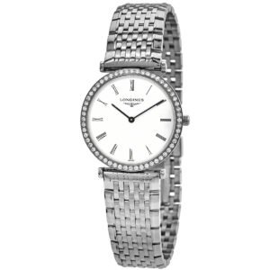 Longines La Grande Classique Quartz White Dial Ladies Watch L4.513.0.11.6