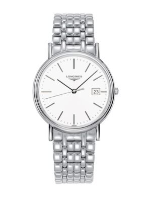 Longines PRESENCE White Dial Men's Watch L4.790.4.12.6