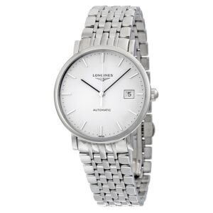 Longines Elegant White Dial Stainless Steel Automatic 37 mm Watch L481041236