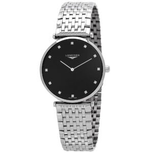 Longines La Grande Classique De Longines Quartz Diamond Black Dial Unisex Watch L4.866.4.58.6