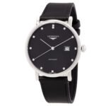 Longines Elegant Automatic Diamond Black Dial Men's Watch L4.911.4.78.2