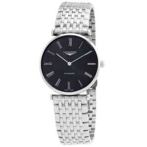Longines La Grande Automatic Black Dial Men's Watch L4.918.4.51.6