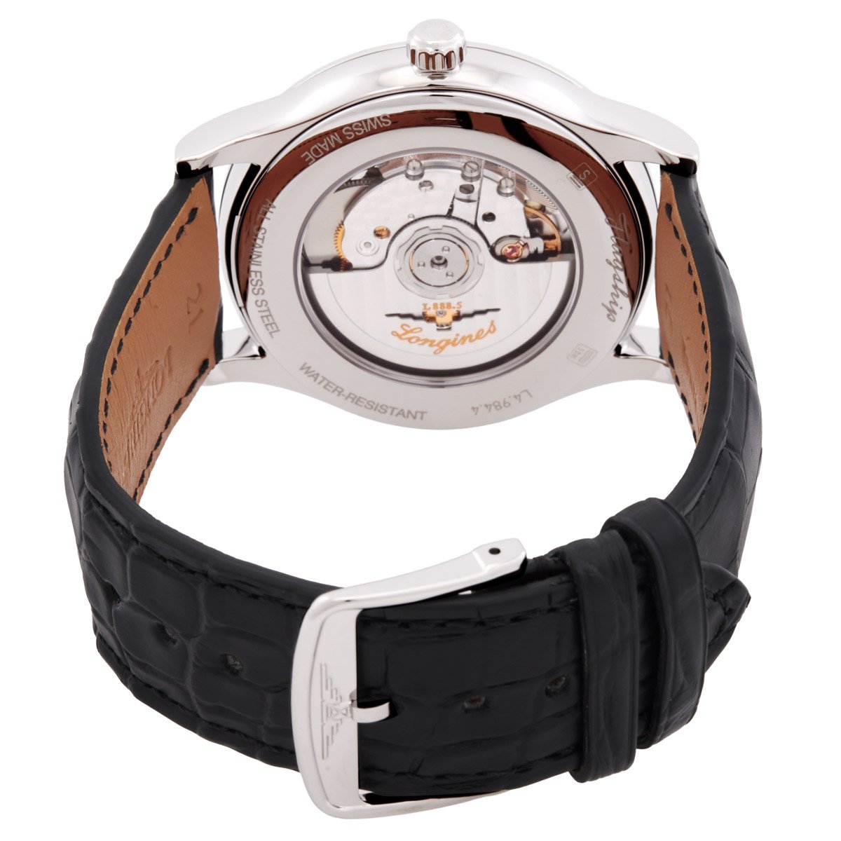 Longines Flagship Automatic Black Dial Men's Watch L4.984.4.59.2 - Image 3